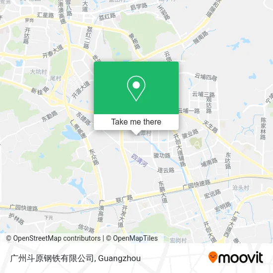 广州斗原钢铁有限公司 map