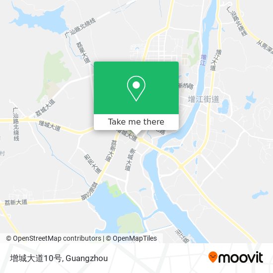 增城大道10号 map