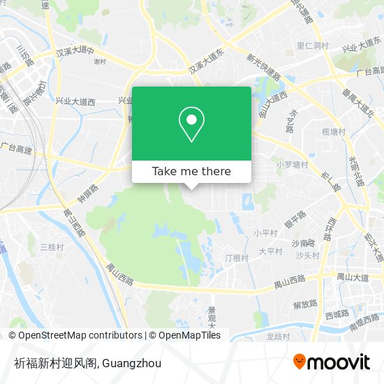 祈福新村迎风阁 map