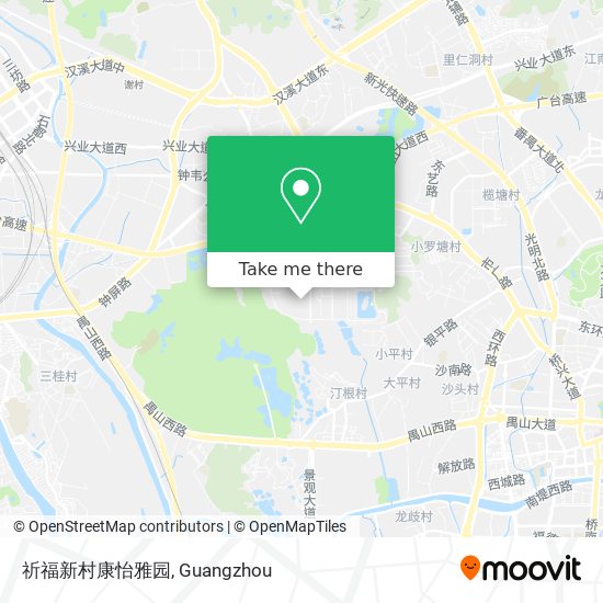 祈福新村康怡雅园 map