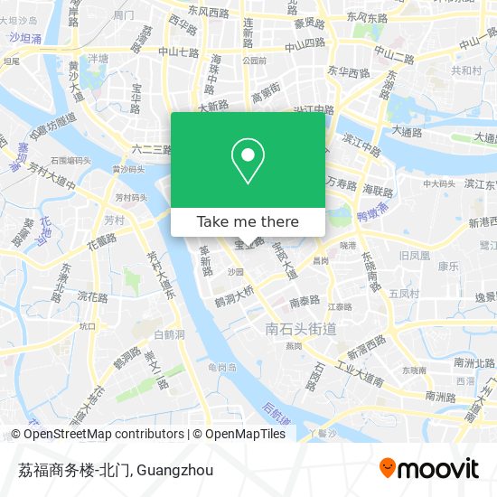 荔福商务楼-北门 map
