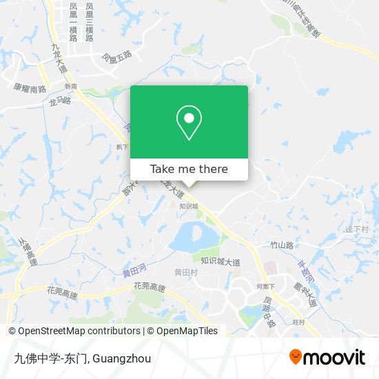 九佛中学-东门 map
