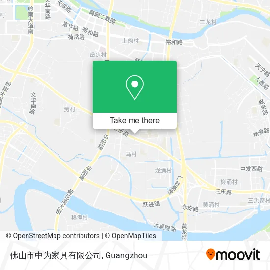 佛山市中为家具有限公司 map