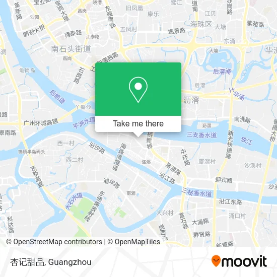 杏记甜品 map