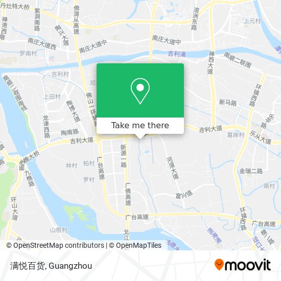 满悦百货 map