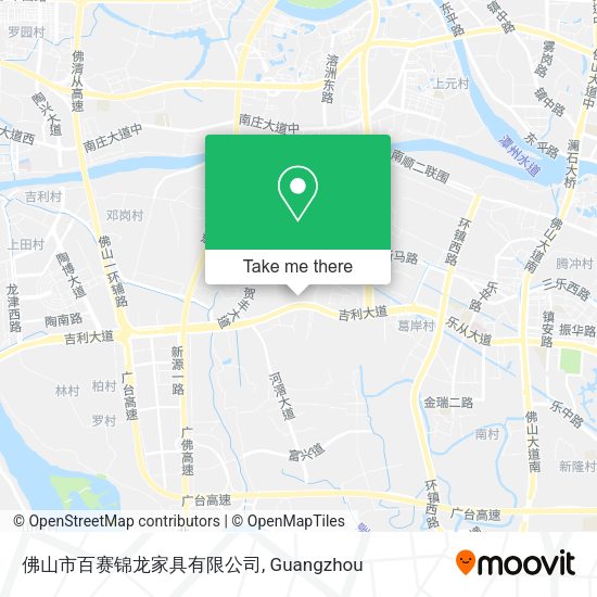 佛山市百赛锦龙家具有限公司 map