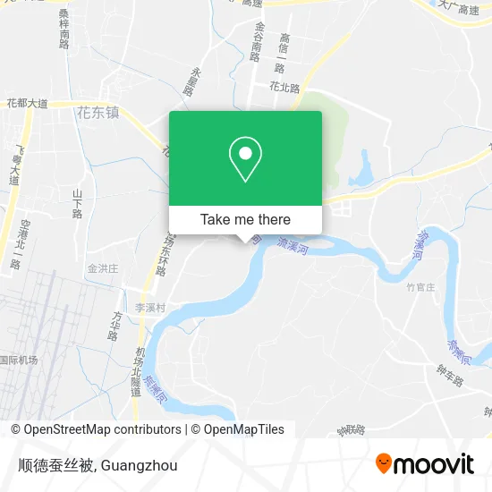 顺德蚕丝被 map