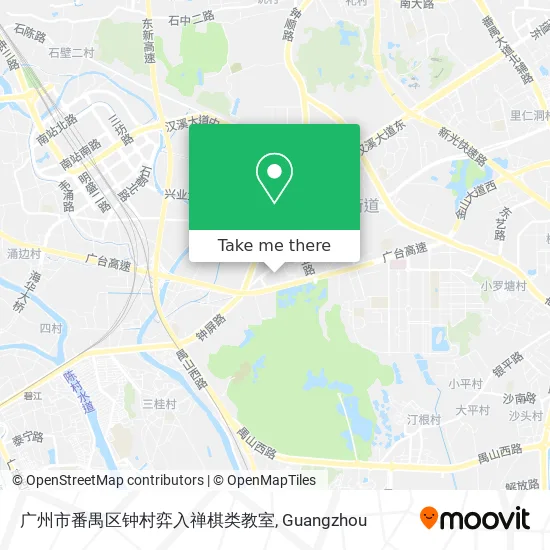 广州市番禺区钟村弈入禅棋类教室 map