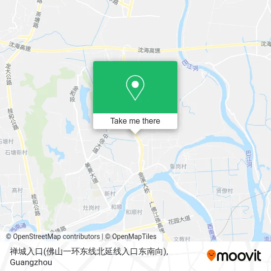 禅城入口(佛山一环东线北延线入口东南向) map