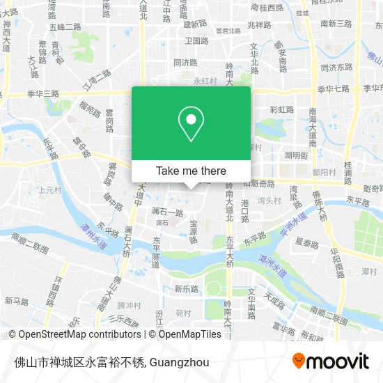 佛山市禅城区永富裕不锈 map