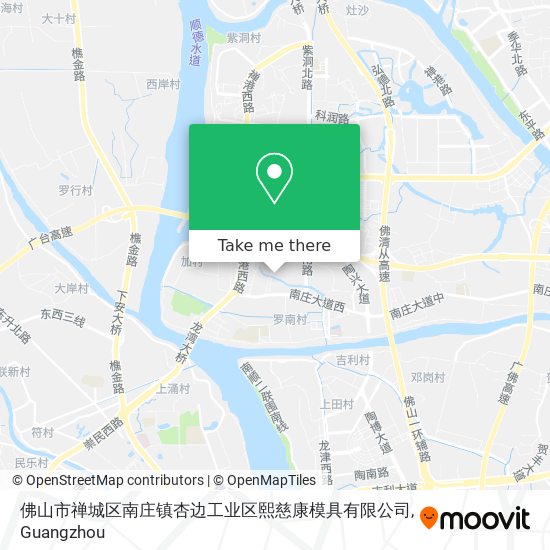 佛山市禅城区南庄镇杏边工业区熙慈康模具有限公司 map