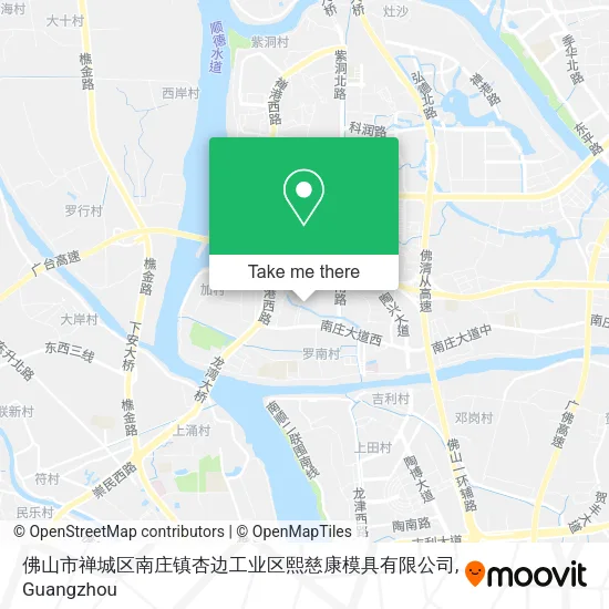 佛山市禅城区南庄镇杏边工业区熙慈康模具有限公司 map