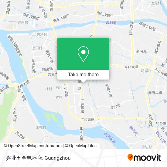 兴业五金电器店 map