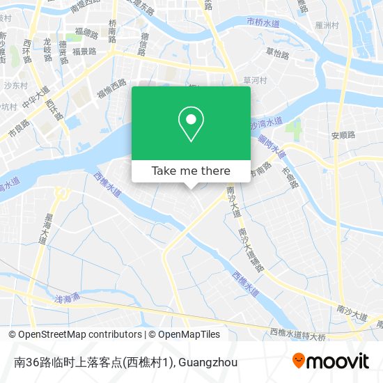 南36路临时上落客点(西樵村1) map