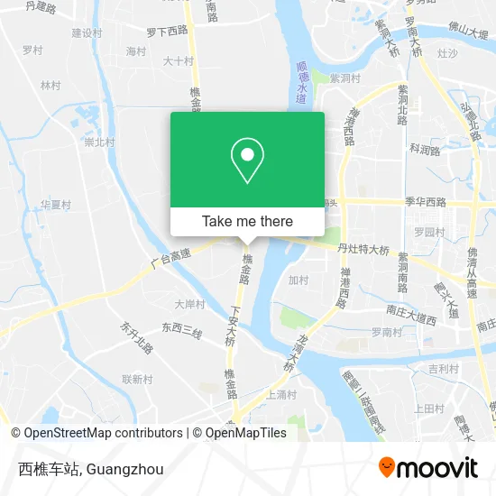 西樵车站 map
