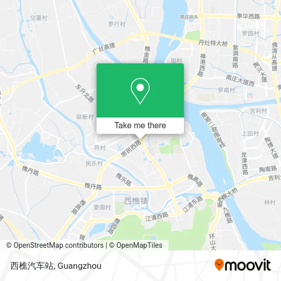 西樵汽车站 map