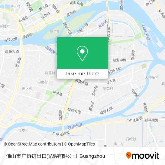佛山市广协进出口贸易有限公司 map