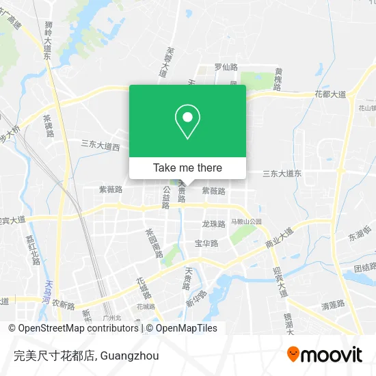 完美尺寸花都店 map