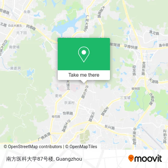 南方医科大学87号楼 map