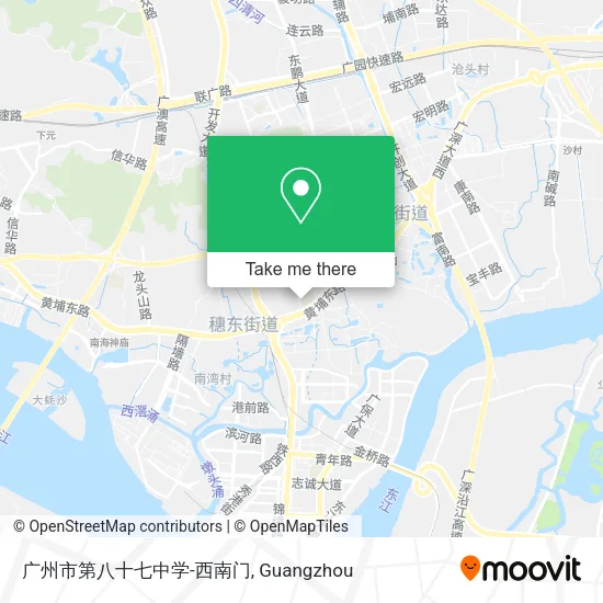 广州市第八十七中学-西南门 map