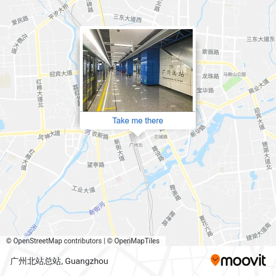 广州北站总站 map