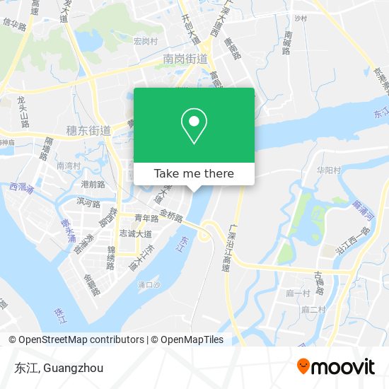 东江 map