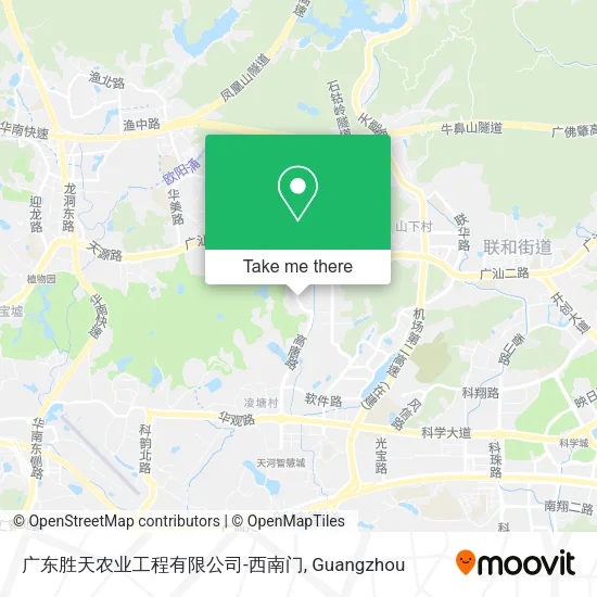广东胜天农业工程有限公司-西南门 map