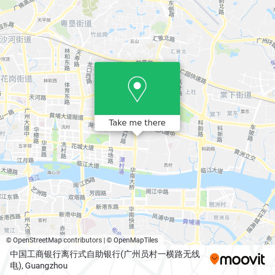 中国工商银行离行式自助银行(广州员村一横路无线电) map