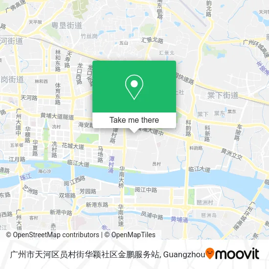 广州市天河区员村街华颖社区金鹏服务站 map