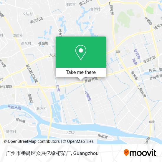 广州市番禺区众展亿缘桁架厂 map