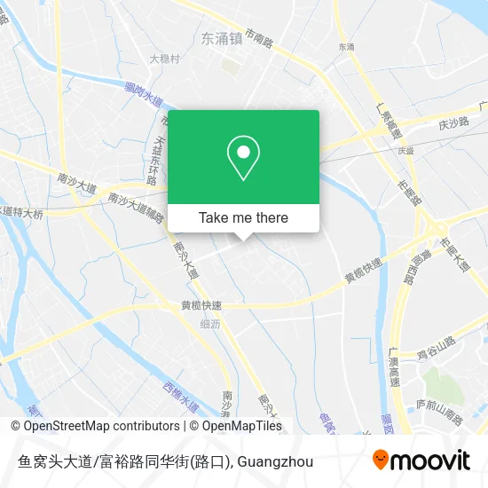 鱼窝头大道/富裕路同华街(路口) map