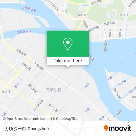 万顷沙一街 map
