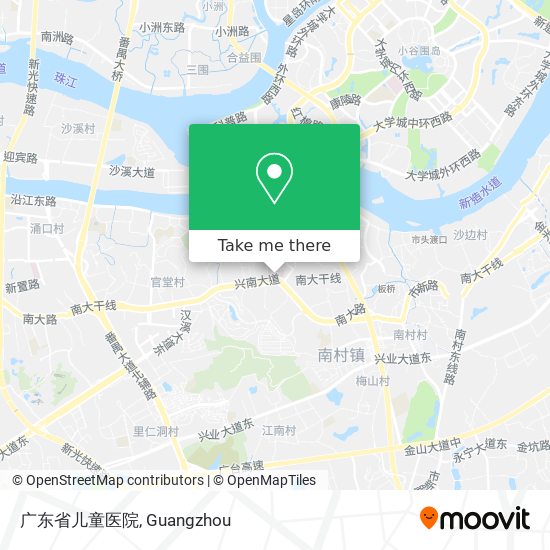 广东省儿童医院 map