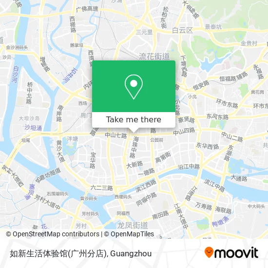 如新生活体验馆(广州分店) map