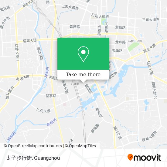 太子步行街 map