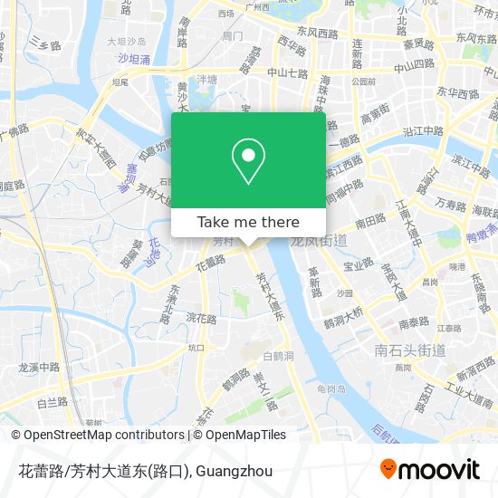 花蕾路/芳村大道东(路口) map