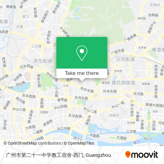 广州市第二十一中学教工宿舍-西门 map