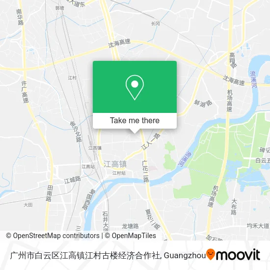 广州市白云区江高镇江村古楼经济合作社 map
