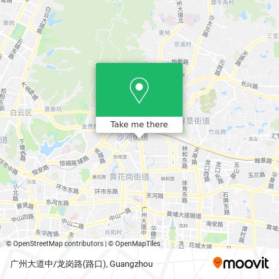 广州大道中/龙岗路(路口) map