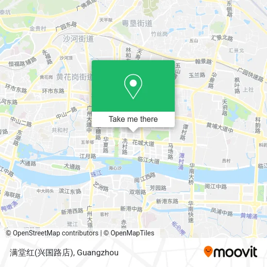 满堂红(兴国路店) map