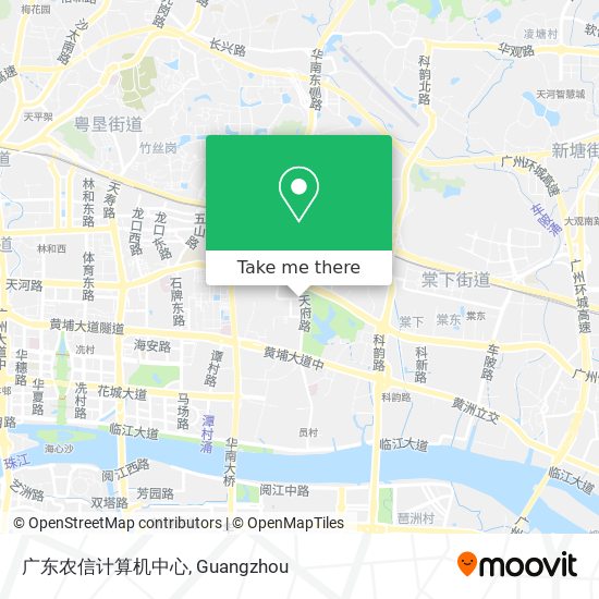 广东农信计算机中心 map