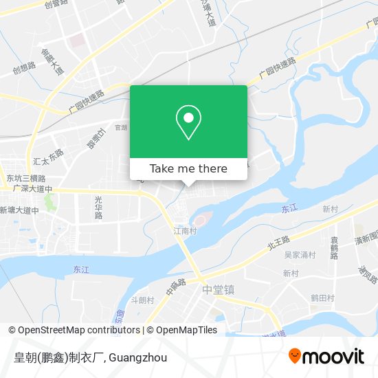 皇朝(鹏鑫)制衣厂 map