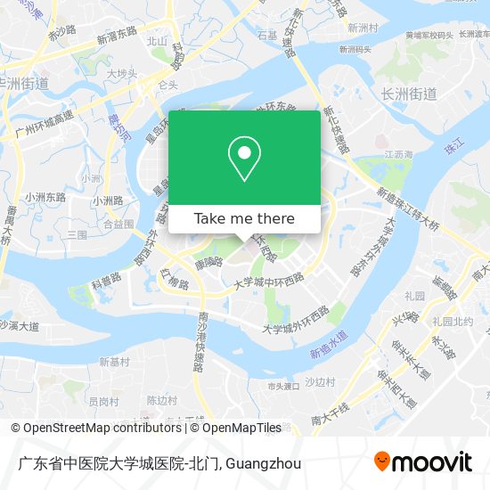 广东省中医院大学城医院-北门 map