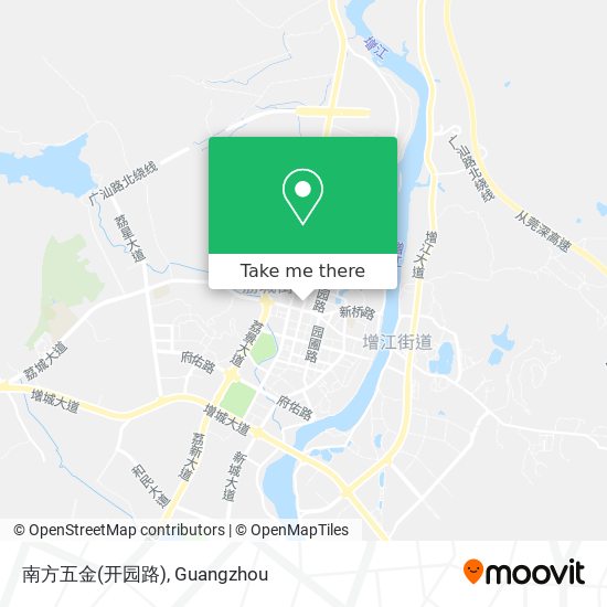 南方五金(开园路) map