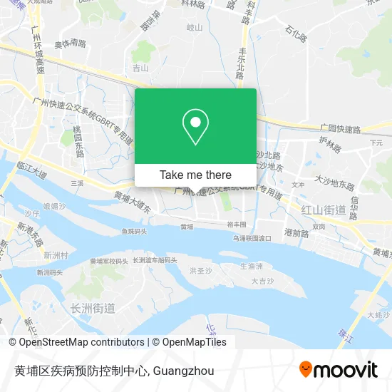 黄埔区疾病预防控制中心 map