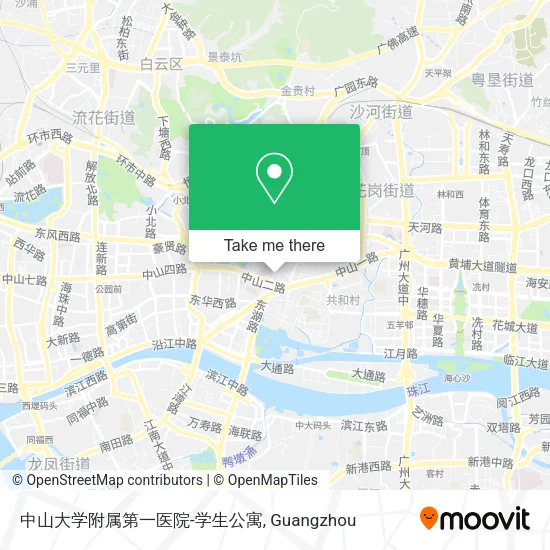 中山大学附属第一医院-学生公寓 map
