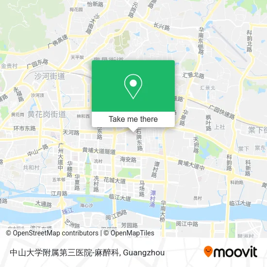 中山大学附属第三医院-麻醉科 map