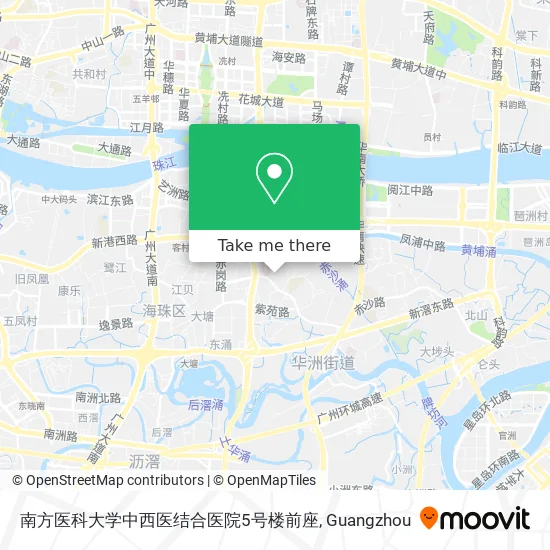南方医科大学中西医结合医院5号楼前座 map