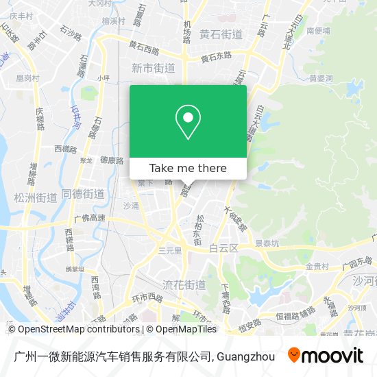 广州一微新能源汽车销售服务有限公司 map