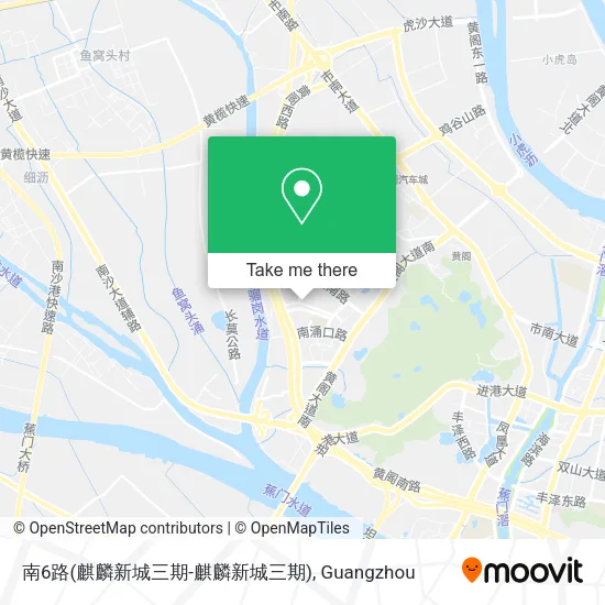 南6路(麒麟新城三期-麒麟新城三期) map